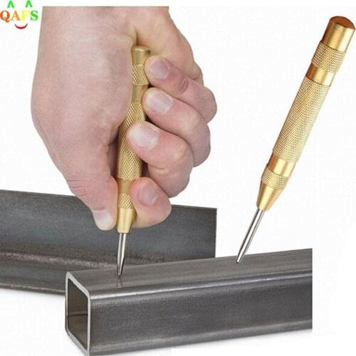 ZLinKJ 1PCS 12.7cm New 5 Inch Automatic Center Pin Punch Spring Loaded Marking Starting High Quality Holes Tools