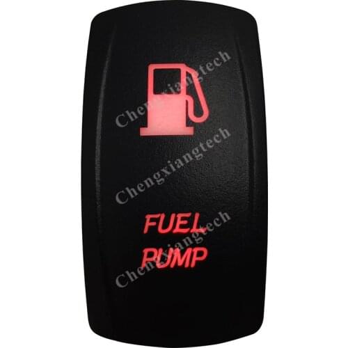 Red Led Car Boat Dashboard Light Rocker Toggle Switch Fuel Pump 5P ON OFF SPST for Carling ARB Narva 4x4 Style