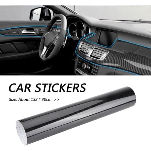 5D Carbon Fiber Look Wrapping Film Car Interior Wrap Waterproof Laptop Tablet Phone Sticker Decal Auto Motorcycle Styling Access