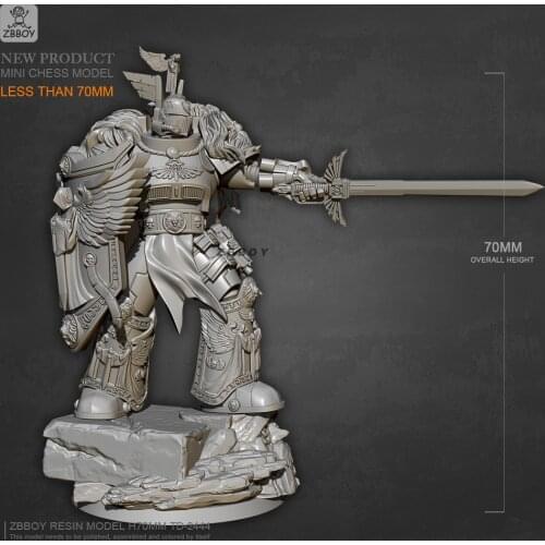 70mm Resin model kits DIY toy self-assembled TD-2444