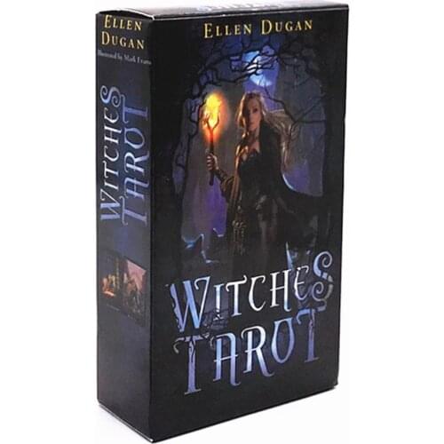 78pcs Acient Witch Tarot Cards Deck Beautiful Master Grade Design E-book to Guide Tarot Cards Full English Table Games For Party