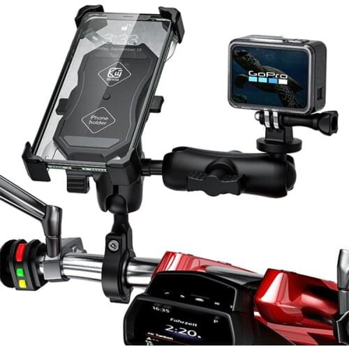 HOT SALE Motorcycle Bracket Accessories Camera Fixed Base 1 Inch Ball Head Handlebar Clamp