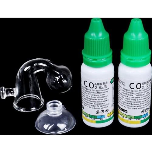 Aquarium CO2 Indicator Solution Fish Tank Liquid Test PH Long-term Monitor CO2