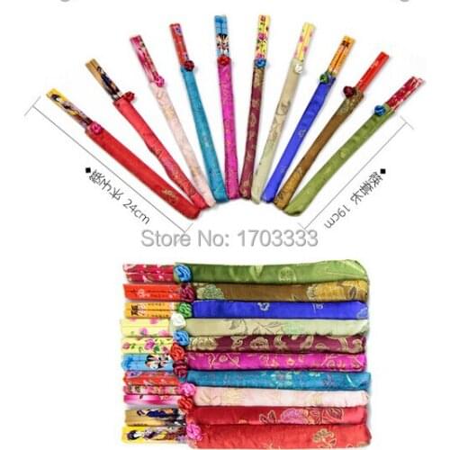 Bamboo Wedding Chopsticks Favors With Silk Pouch attractive in price and quality