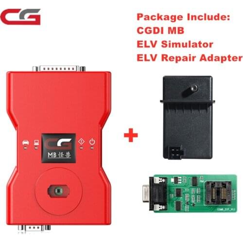 CGDI Prog MB for Benz Car Key Add Fastest for Benz Key Programmer Can Choose ELV Repair Adapter/ELV Simulator And so on