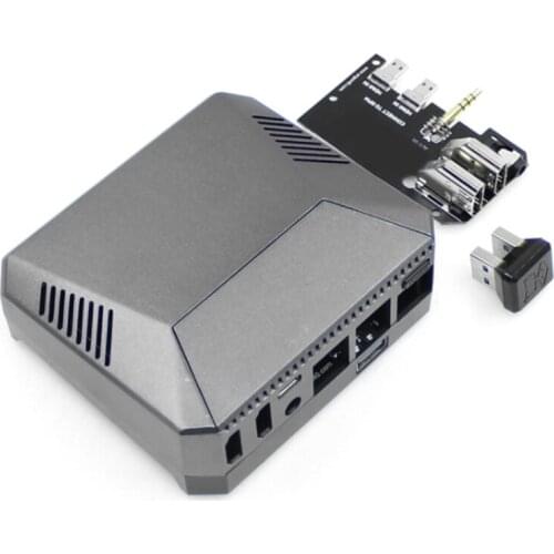 Argon ONE M.2 Case for Raspberry Pi 4 Model B M.2 SATA SSD to USB 3.0 Board Support UASP Built-in Fan Aluminum Case
