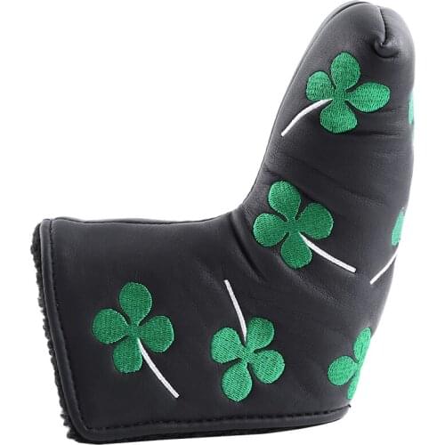 Brand New Golf Putter Cover Four Leaf Clover Head Cover Accessory For Golf Activity Made Of High Quality PU Material Waterproof