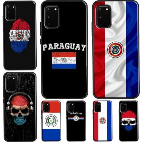 Paraguay Flag Case For Samsung Galaxy S21 Ultra Note 20 Note 9 10 S10e S8 S9 S10 Plus S20 FE Back Cover