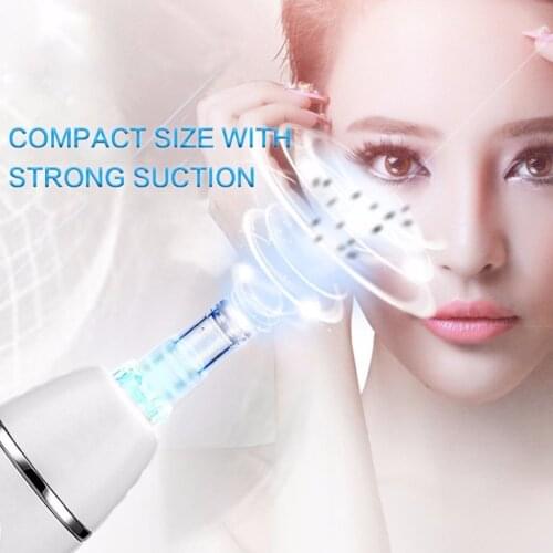 Electric Acne Pimple Remover Point Noir Blackhead Vacuum Extractor Tool Black Spots Pore Cleaner Diamond Dermabrasion