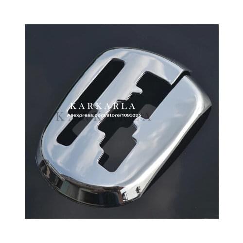 ABS chrome trim For kia RIO K2 sedan Hatchback 2011-2013 Car Gear head sticker style Gear Shift decoration cover