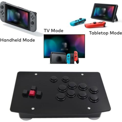 RAC-J500K-NS Keyboard Arcade Fight Stick Game Controller Joystick For Nintendo Switch Plug & Play