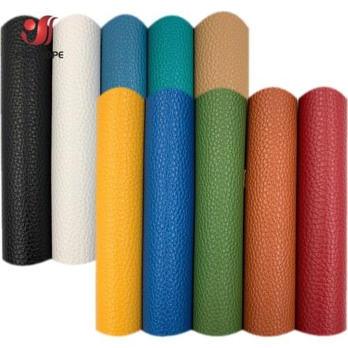 PU Leather Sewing Fabric Faux Leatherette Lychee Print DIY Craft Brooch Bows Handmade Earring Making Doll Shoes