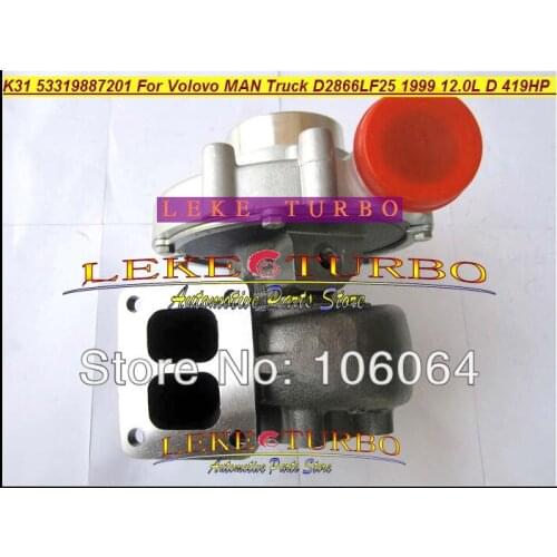 K31 7201 53319887201 53319707201 51.09100-7487 5331-988-7201 5331-970-7201 Turbo For Volvo For MAN TRUCK D2866LF25 1999 12.0L