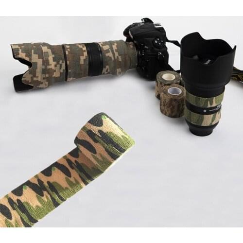 Multi-functional Camo Tape Non-woven Self-adhesive For SLR camera