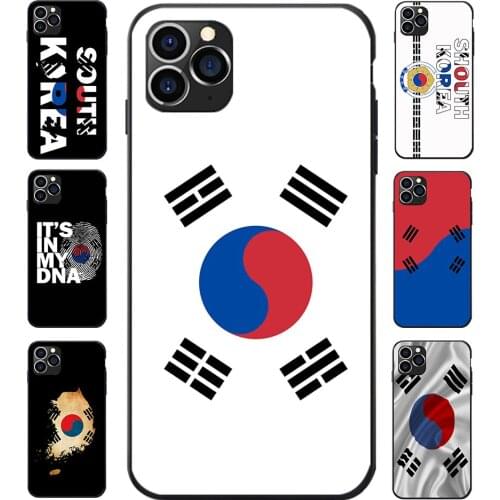 For XIAOMI 5 6 8 9 MAX MIX NOTE LITE PRO CC SE South Korea National Flag Coat Of Arms Map Theme Soft TPU Phone Back Cases