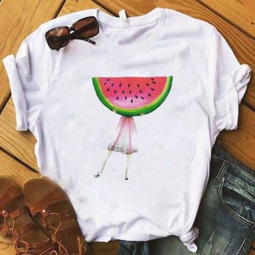 New pineapple fruits Clothing T-shirt Fashion Women casual Tee Top Graphic T Shirt Female Kawaii Camisas Mujer Clothes
