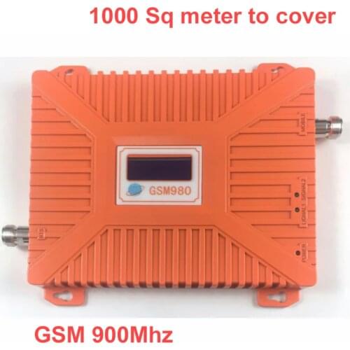 2016 new 900mhz amplifier 22 dbm gain 65dbi LCD display GSM signal booster repeater GSM booster signal amplifer