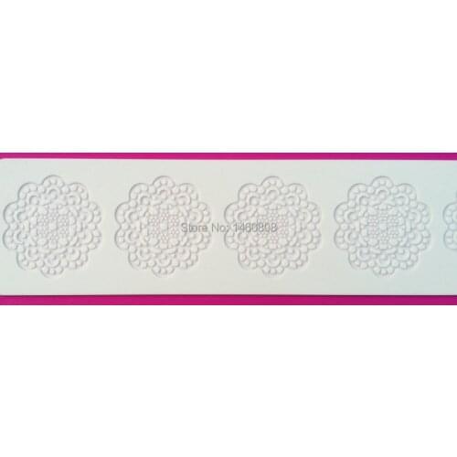 Wholesale 10pcs/lot cake decorating silicone mold tools CT-5003 rectangle lace 100% food-grade silicone baking mat
