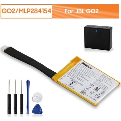Original Replacement Battery JBL GO2 MLP284154 For JBL GO2 Bluetooth Audio Speaker Rechargable Battery 730mAh