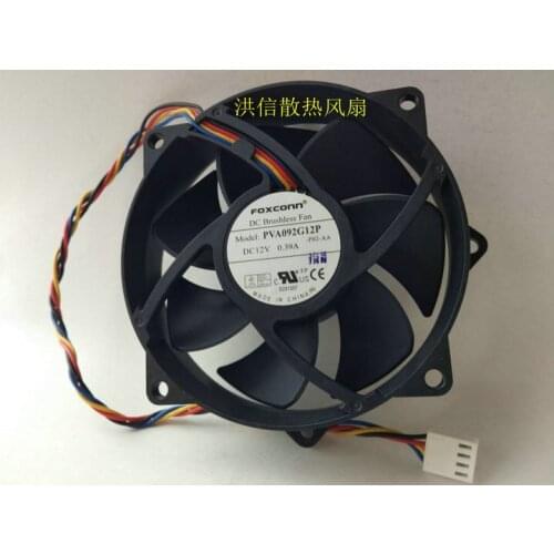 Original Foxconn pva092g12p DC12V 0.39a 4-pin PWM speed regulating fan