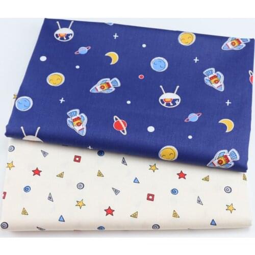 Prints Twill Cotton Fabric Patchwork Cloth for DIY Sewing Quilting Fat Quarters Material For Baby&Child