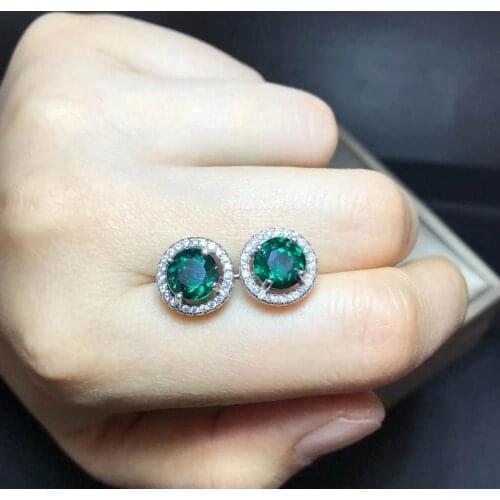 Natural And Real Topaz gemstone earrings S925 silver earrings women fashion earrings New year gift