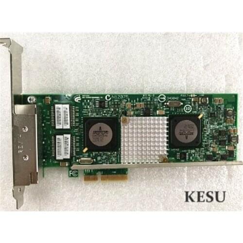 High Quality 4-port PCI-E x4 Network card adapter lan card 1000Mbps Gigabit Ethernet Soft routing for bcm5709C