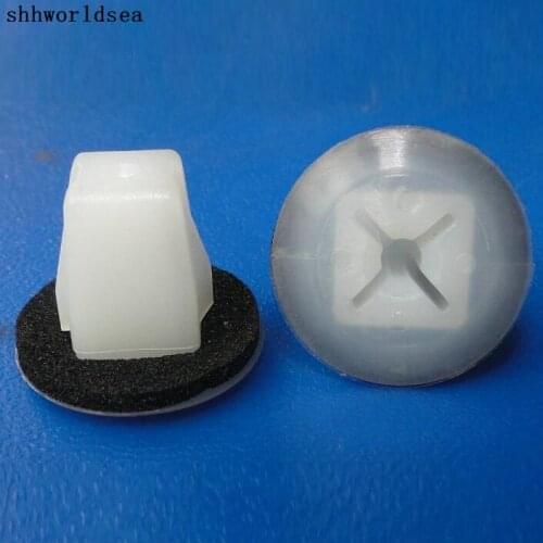 Shhworldsea 100pcs Free Shipping Nylon GrommetAuto Plastic Fastener Clips For Mazda