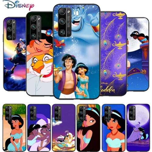 Aladdin and the magic lamp for Huawei Honor V30 20 Pro X10 9S 9A 9C 9X 8X 10 9 Lite 8 7 Pro Silicone Soft Black Phone Case