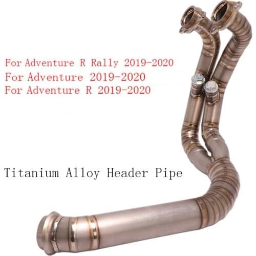Motorcycle Exhaust Header Front Connector Link Pipe Exhaust System for KTM 790 Adventure 790 Adventure R 790 Adventure Rally