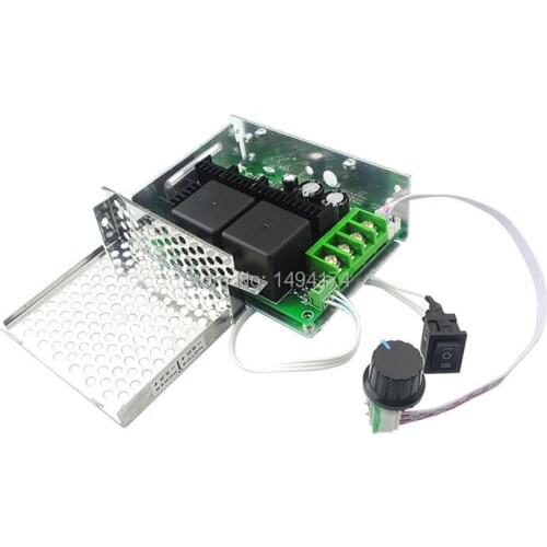 WQScosea Q8S-248 DC 10-50V 40A 12V 24V 36V 48V Motor PWM HHO RC Speed Controller Reversible Switch Speed Control Board