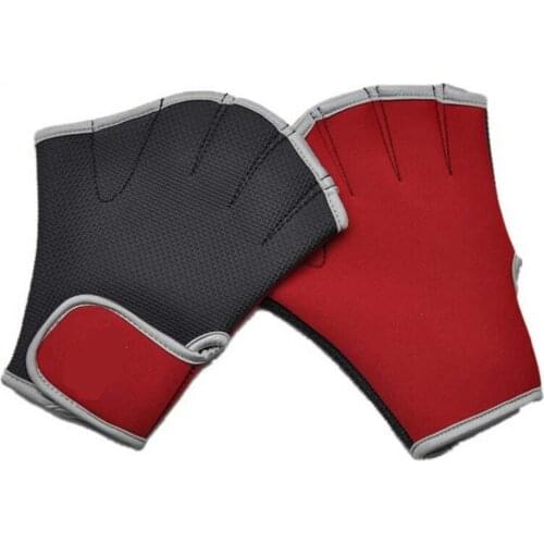 1 Pair Neoprene Winter Swimming Swim fins webbed palm webbed gloves men women bracelets flipper Swimming Gloves