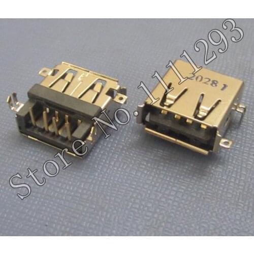 20pcs/lot 2.0 USB Jack Connector for Asus Dell HP Lenovo etc Laptop USB Port