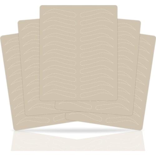 3/5/10/15/30pcs Eyebrow Tattoo Practice Skin Latex Microblading Permanent Makeup Eyebrow Fake Practice Skin Tattoo Accessories