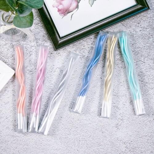 6pcs/set spiral Cake Candle Safe Flames Kids Happy Birthday Party Wedding Candle Favor Supplies Spiral Candle Cake Decorations
