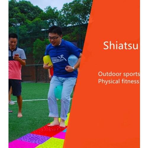 6Pcs Sensory Integration Toys Acupressure Therapy Foot Reflexology Mat Walking Massage Outdoor Fun Puzzle Games Play Floor