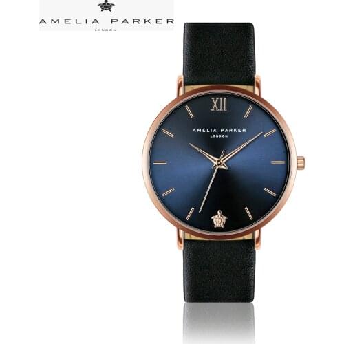 Amelia Parker Ladies Watch With Leather Strap
