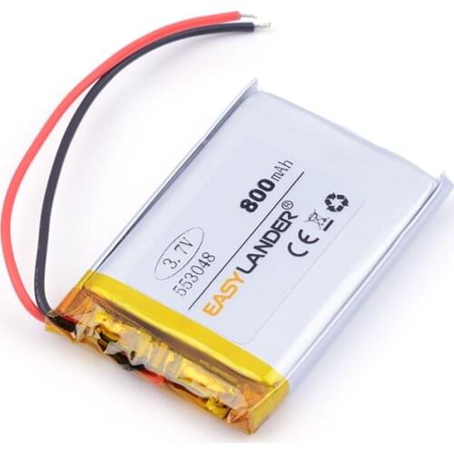 CE ROHS li - ion One 553048 3.7V 800mAh LiPo Battery Replace for Phone MP4 GPS E-book Bluetooth Speaker toys Camera