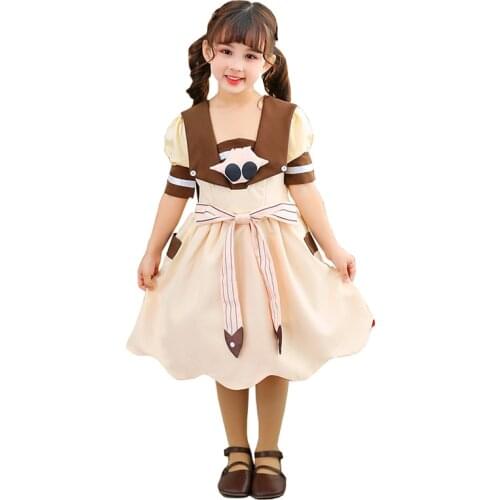 Kids Yahiro Nene Cosplay Costume Toilet-Bound Hanako-Kun Cute Anime Girls Dress Child Halloween Party Outfit Fancy Dress Up