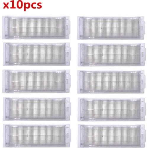 10pcs/lot HEPA Filter for Cecotec Conga 3490 Robotic Vacuum Cleaner Spare Parts Side brush Replacement Kits