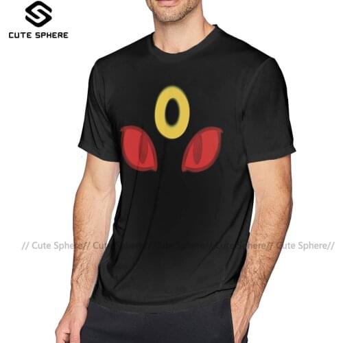 Umbreon T Shirt Night Watcher T-Shirt Oversized Streetwear Tee Shirt 100 Cotton Short Sleeve Fun Print Tshirt