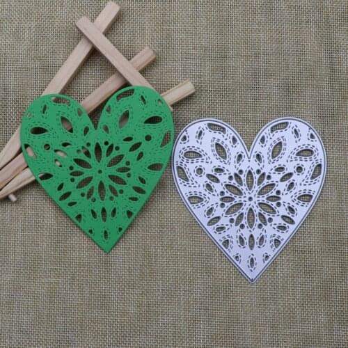 Heart Decoration Love Metal Cutting Dies Stencil Scrapbooking Photo Album Card Paper Embossing Craft DIY