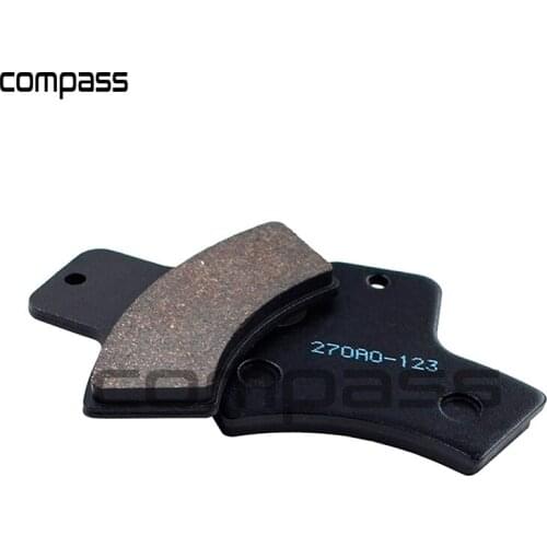 Motorcycle Rear Brake Pads for POLARIS 455cc Diesel EBS 99-01 500 Sportsman 1998-2002 Scrambler / Magnum 1999-2002