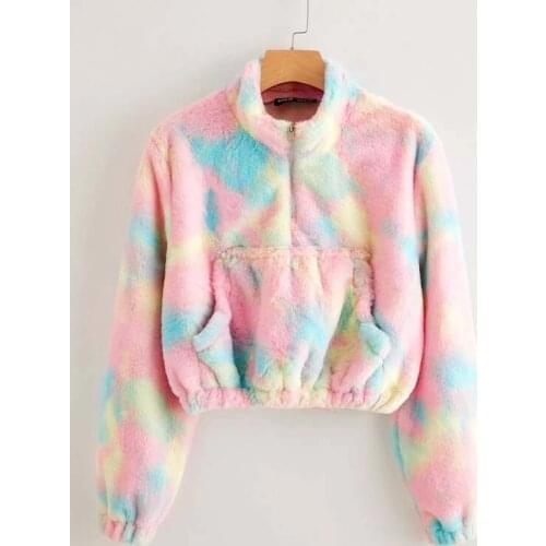 Autumn Faux Fur Coat Women Shhor Jacket Coat Ladies Short Jackets Women Winter Colorfull Coats Faux Fur Jacket