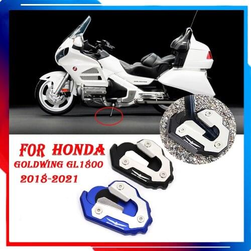 Suitable For HONDA Goldwing GL 1800 2018 2019 2020 2021 Motorcycle Bracket Foot Side Bracket Extension Pad Support Plate