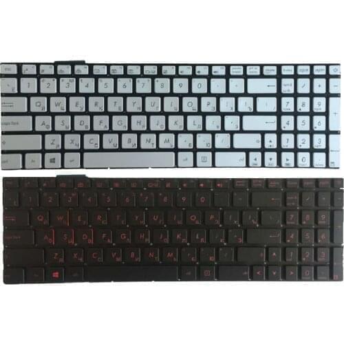 RU/Russian Keyboard For ASUS GL752 GL752V GL752VL GL752VW GL752VWM GL552 GL552J GL552JX N751JX N551JQ GL552VX N552VW GL551JX