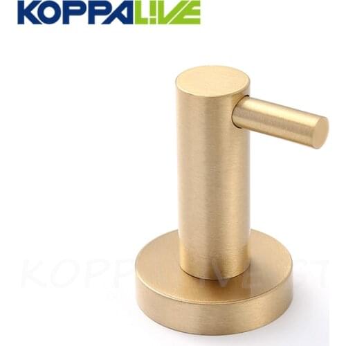 Clothes hooks customized bathroom heavy duty wall mount coat towel hook solid brass clothes hat hook