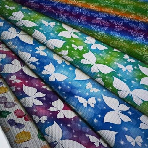 Bullet Texture Liverpool Fabric 50cm*140cm Printed For Dress Stretch Fabric Knit Fabric For Hair Band Craft Supplies L3585