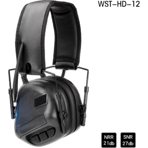 Outdoor Shooting Hearing Protective Headset Noise Reduction Tactical Army Airsoft Headset Hunting Paintball Anti-noise Earmuffs