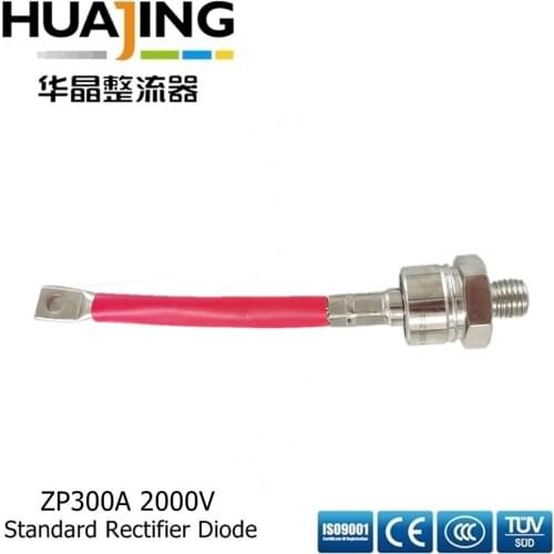 ZP300A Standard Rectifier Diode Thyristor Enamel Type/ 300A 1600V 2000V /Spiral Thyristor Helical rectifying diode screw